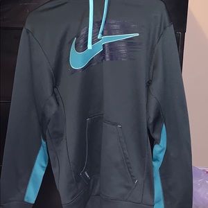 Aqua green Nike hoodie